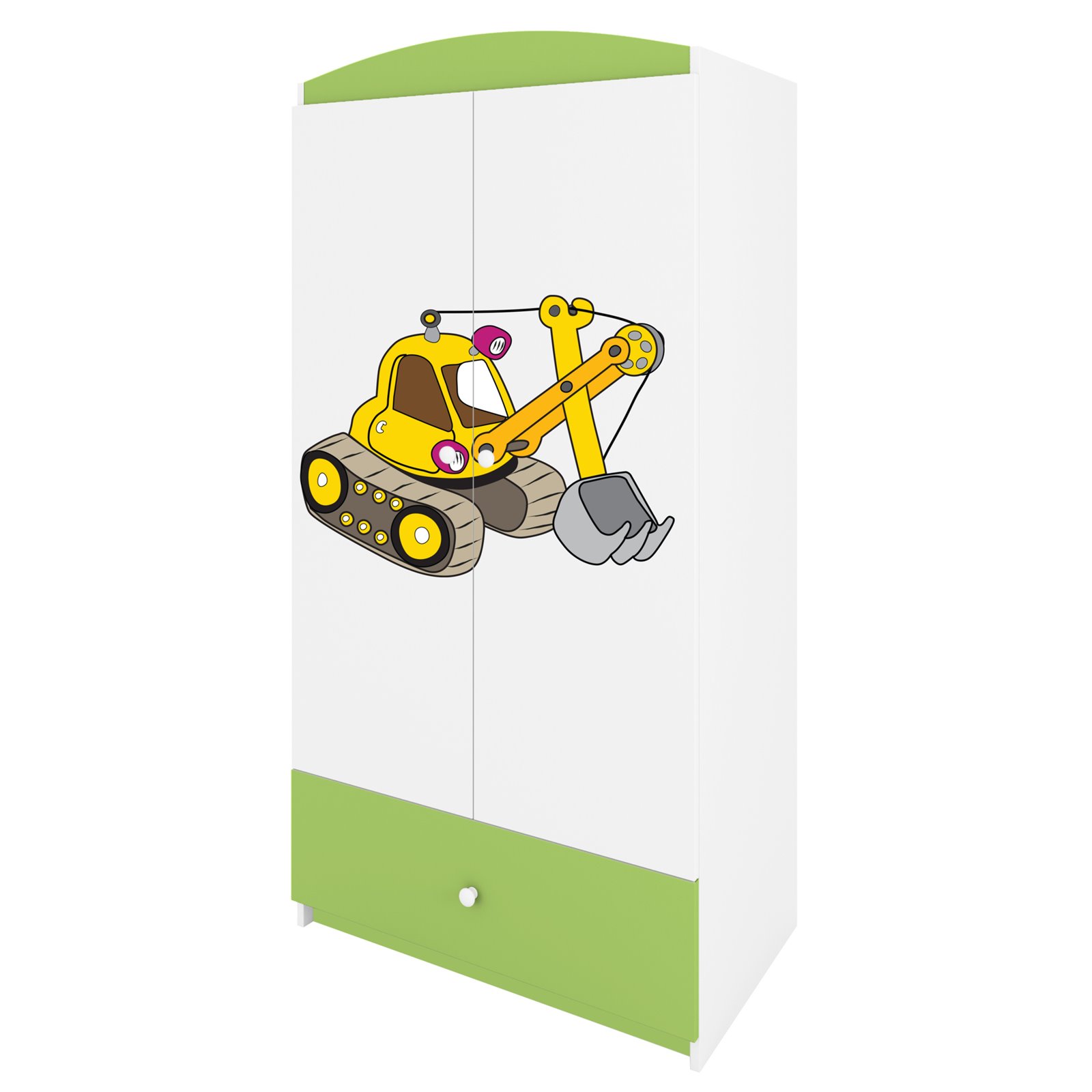 Szafa Babydreams - Koparka Zielony