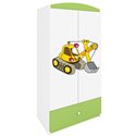 Szafa Babydreams - Koparka Zielony