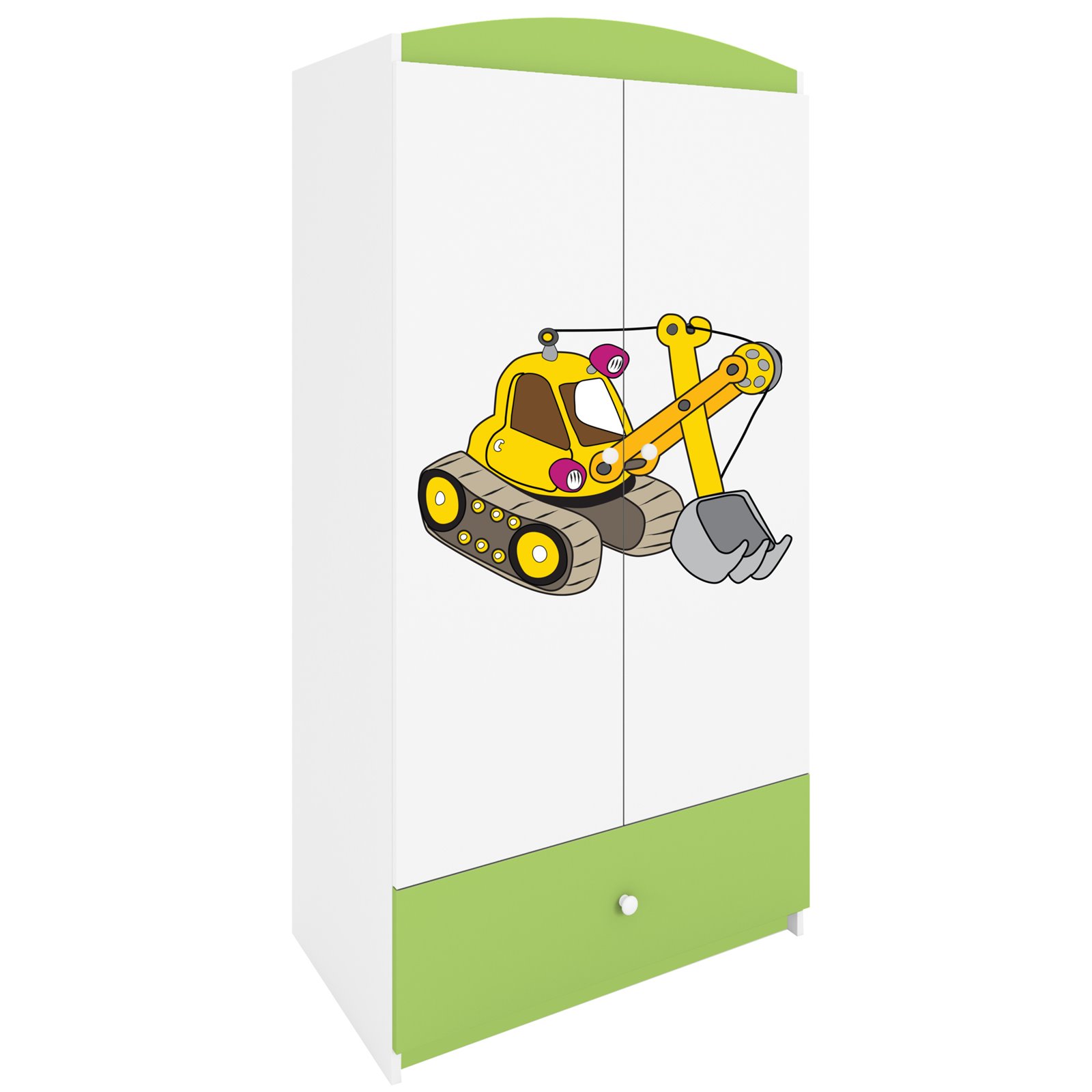 Szafa Babydreams - Koparka Zielony