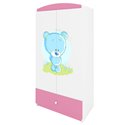 Szafa Babydreams - Niebieski Miś Różowy