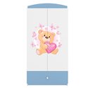 Szafa Babydreams - Miś z motylkami Niebieski