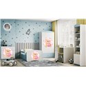 Szafa Babydreams - Miś z motylkami Niebieski