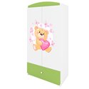 Szafa Babydreams - Miś z motylkami Zielony