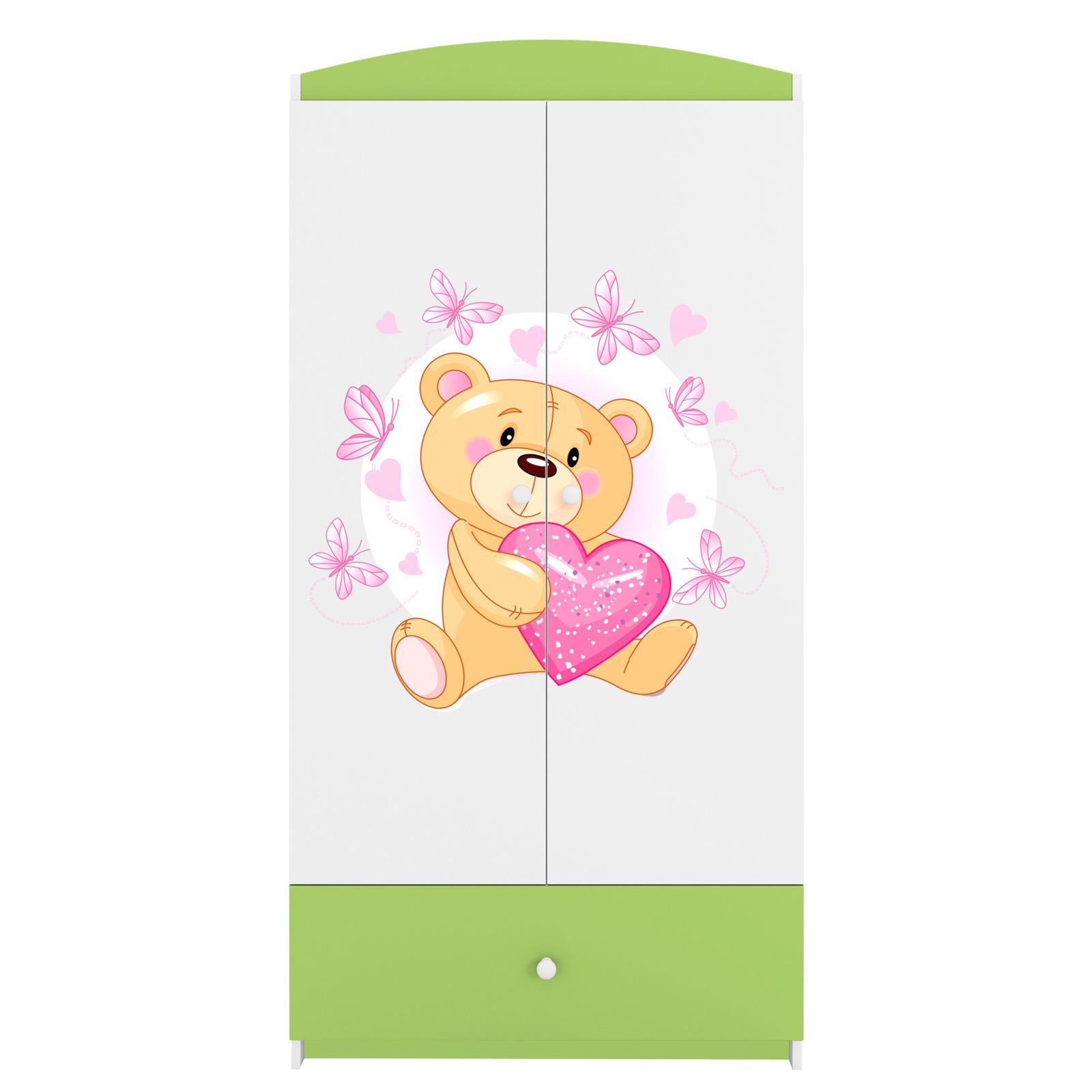 Szafa Babydreams - Miś z motylkami Zielony