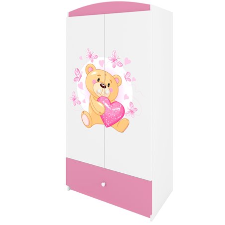 Szafa Babydreams - Miś z motylkami Różowy