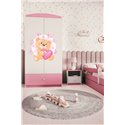 Szafa Babydreams - Miś z motylkami Różowy
