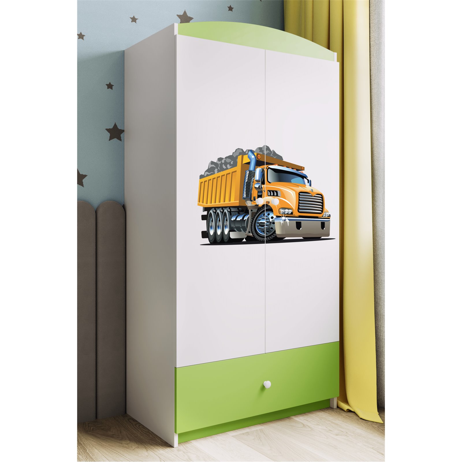 Szafa Babydreams - Ciężarówka Zielony