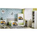 Szafa Babydreams - Ciężarówka Zielony
