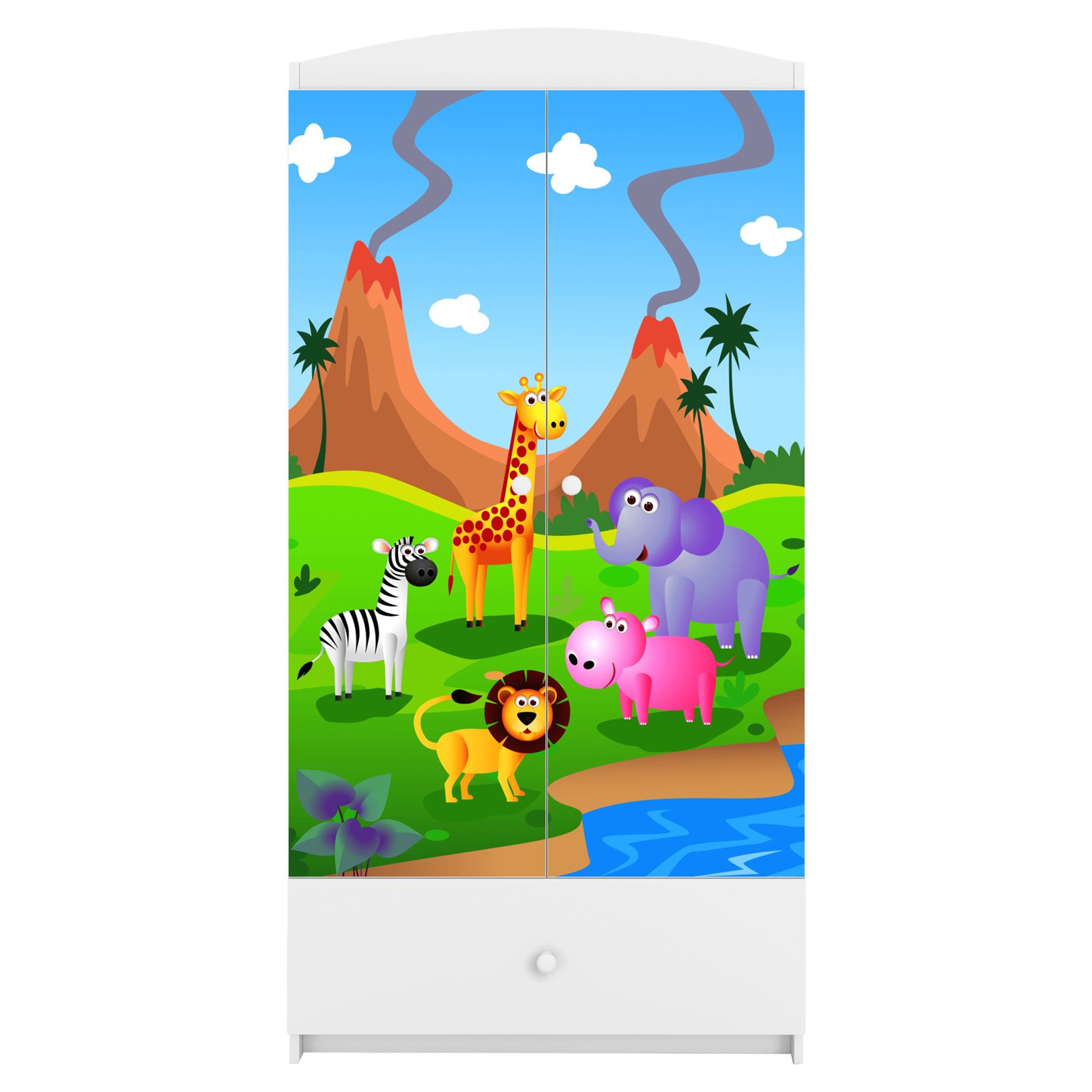 Szafa Babydreams - Safari Biały