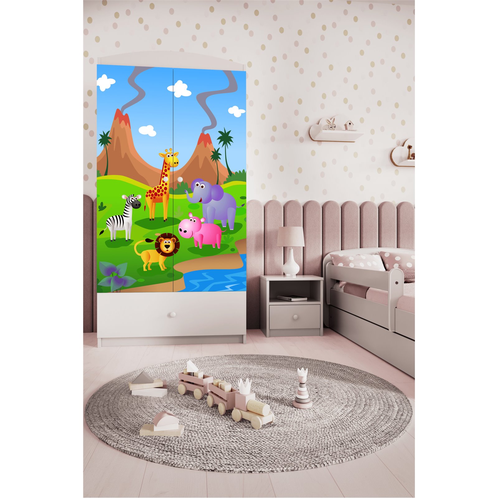 Szafa Babydreams - Safari Biały
