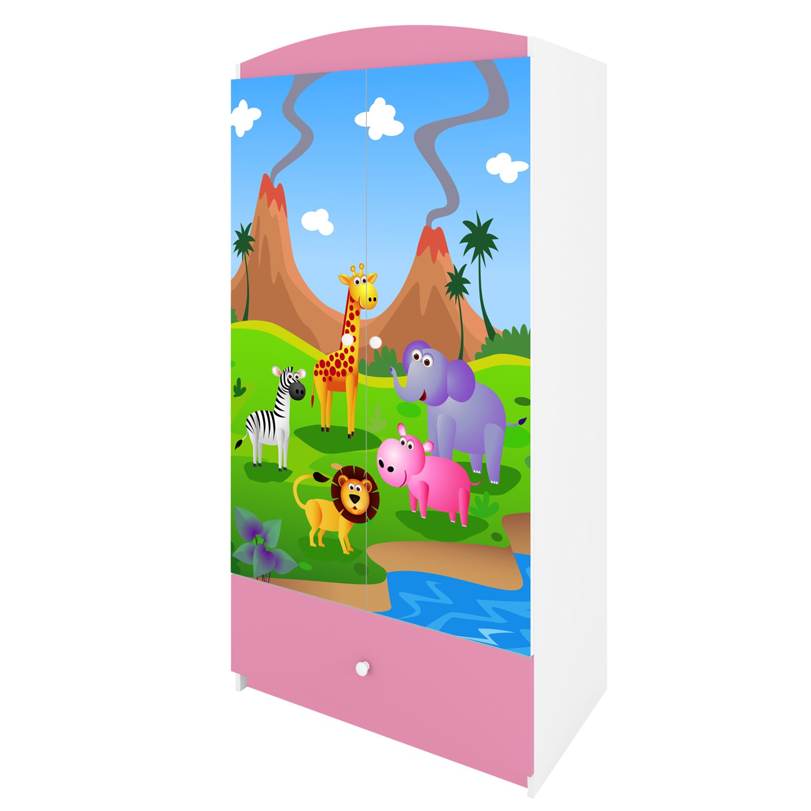 Szafa Babydreams - Safari Różowy