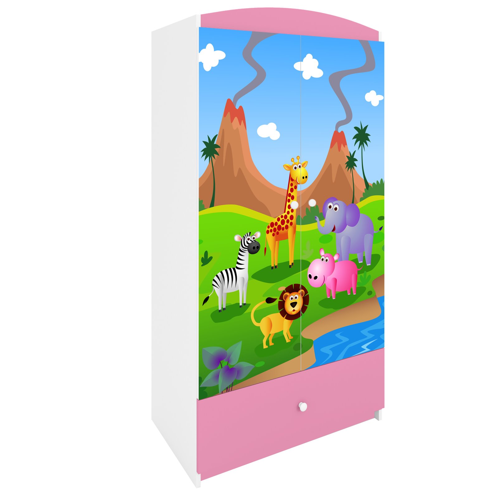 Szafa Babydreams - Safari Różowy