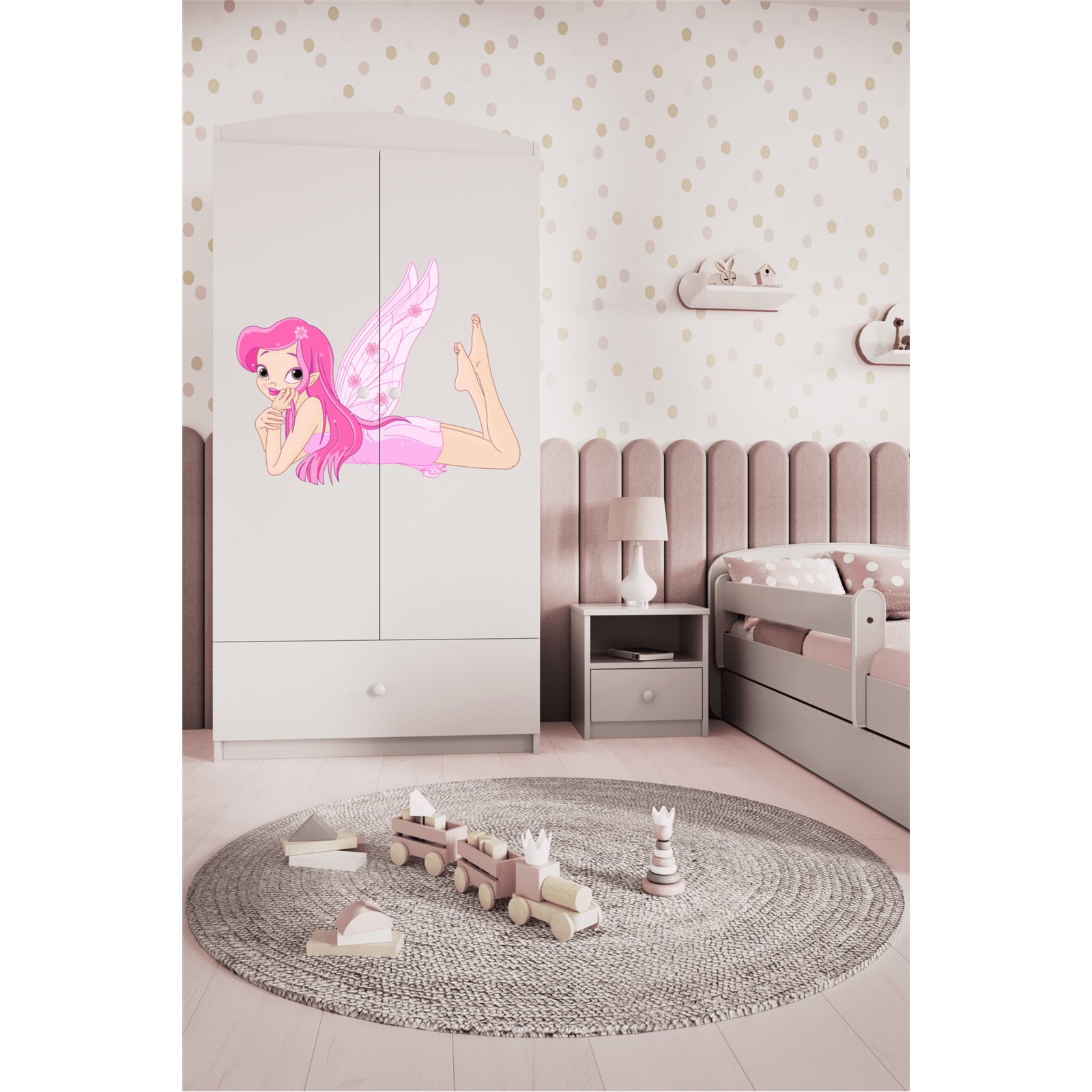 Szafa Babydreams - Wróżka ze skrzydełkami Biały