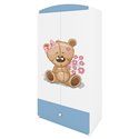 Szafa Babydreams - Miś z kwiatkami Niebieski