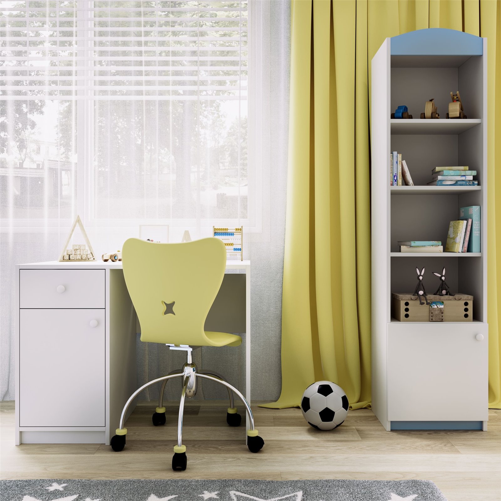 Regał pojedynczy Babydreams Niebieski