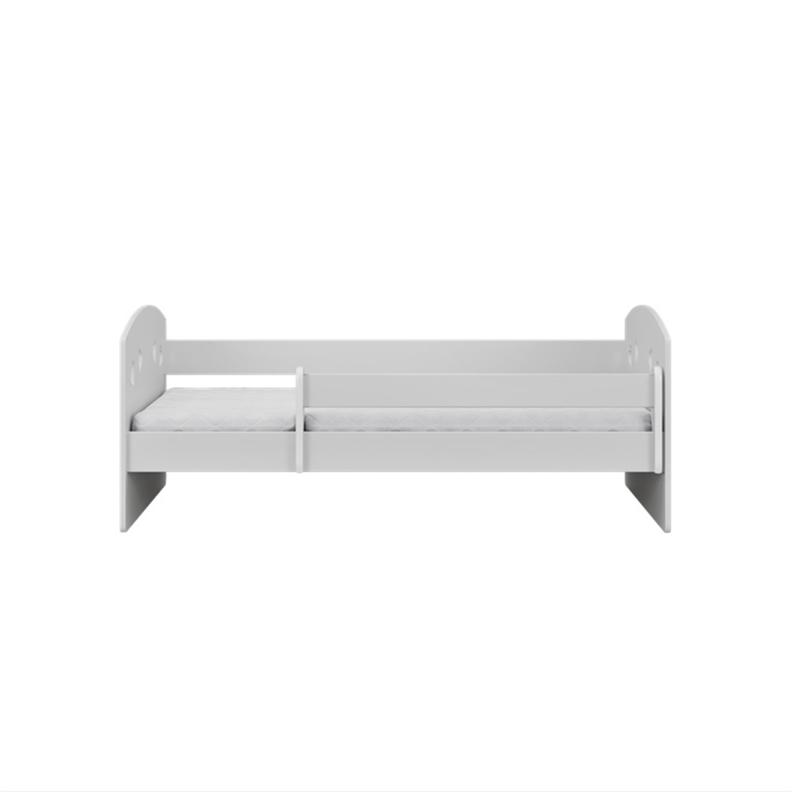 Łóżko dziecięce Julia Bez szuflady 140/80, Biały, Materac pianka lateks kokos 140/80/10 - materac średniej twardości (+429zł)