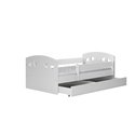 Łóżko dziecięce Julia Z szufladą 160/80, Biały, Materac pianka lateks kokos 160/80/10 - materac średniej twardości (+479zł)