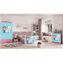Łóżko dziecięce Babydreams - Kraina lodu Z szufladą 140/70, Różowy, Materac pianka lateks 140/70/9 - materac średniej twardości 