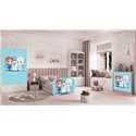 Łóżko dziecięce Babydreams - Kraina lodu Z szufladą 160/80, Biały, Materac pianka lateks 160/80/9 - materac średniej twardości (
