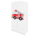 Szafa Babydreams - Straż pożarna Biały