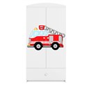 Szafa Babydreams - Straż pożarna Biały