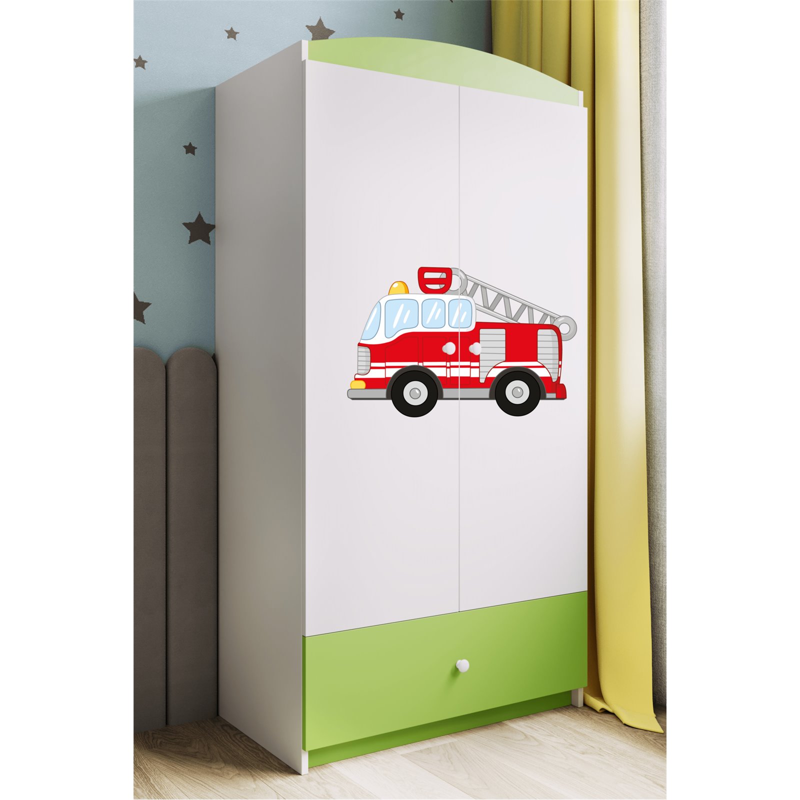 Szafa Babydreams - Straż pożarna Zielony