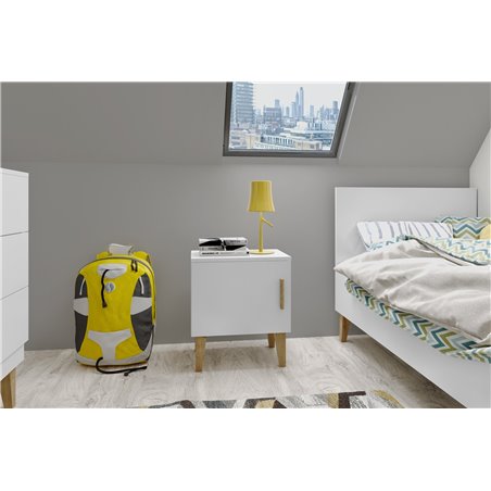 Szafka nocna Kubi biała