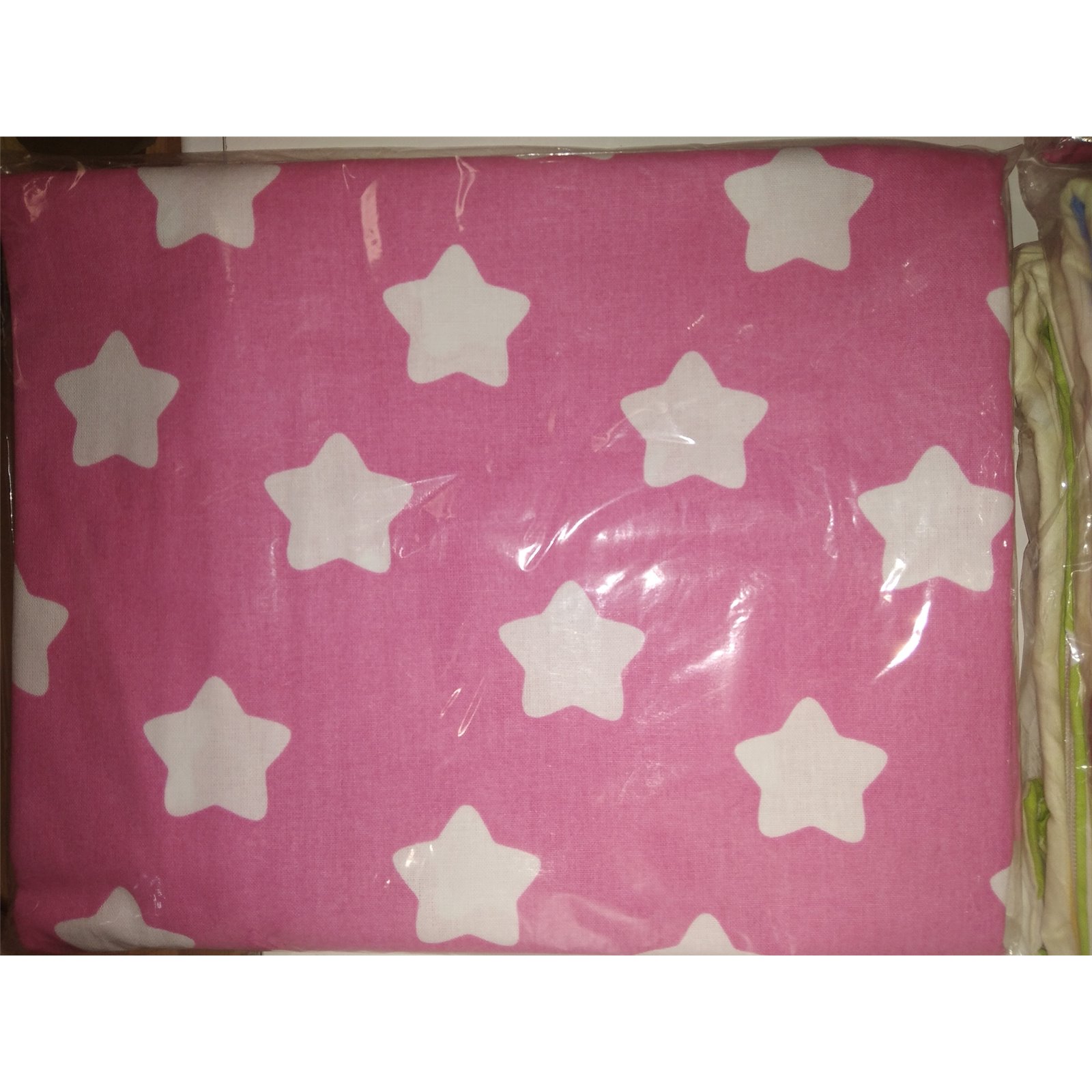 Pościel ciemny róż gwiazdki 100x140 + 50x60