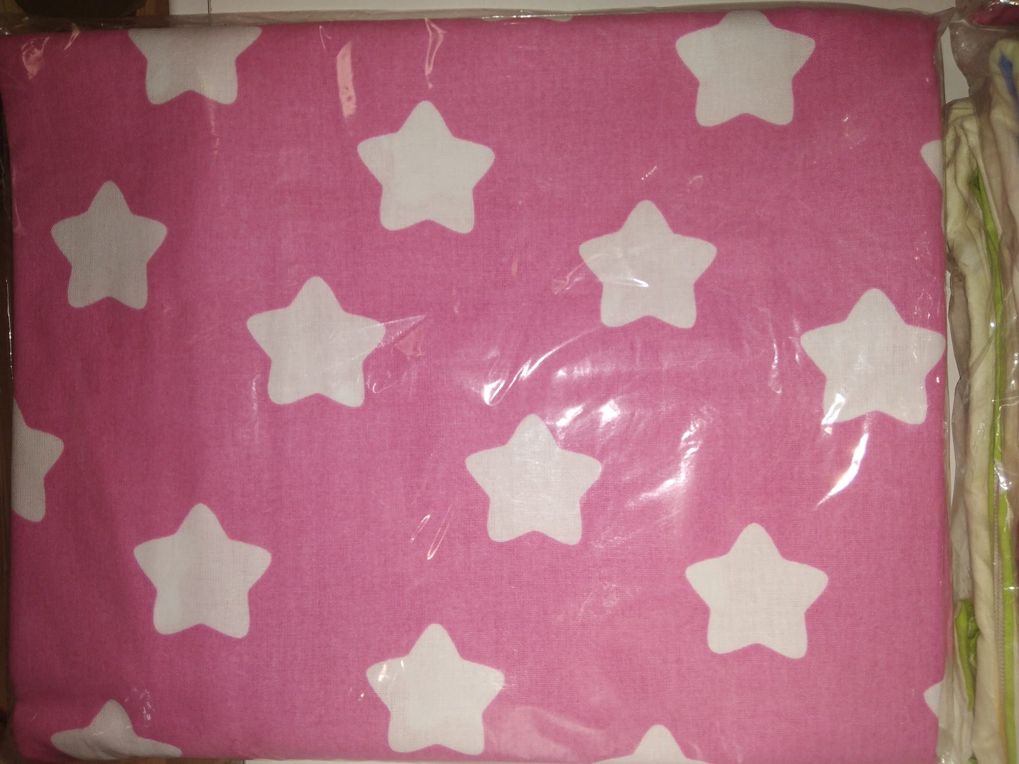 Pościel ciemny róż gwiazdki 100x140 + 50x60