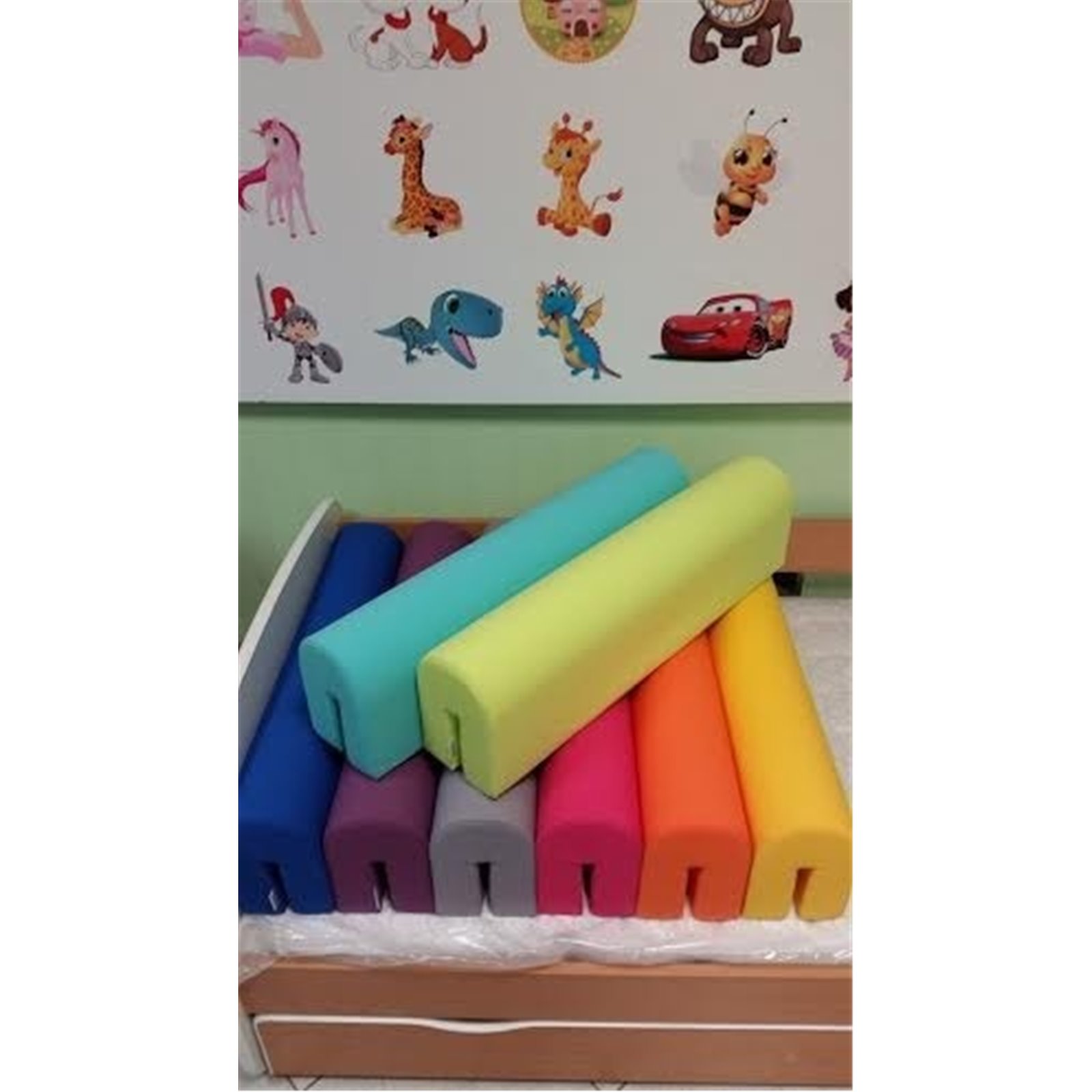 Ochraniacz na barierkę - różowy