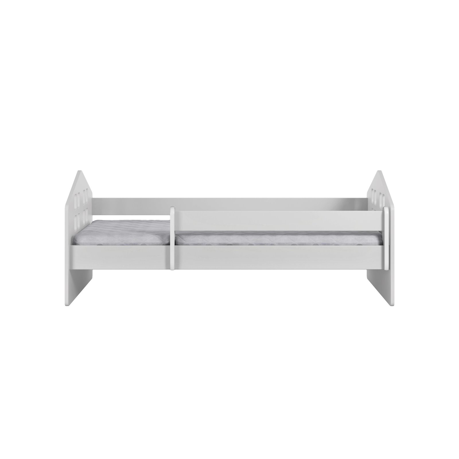Łóżko dziecięce Kacper Bez szuflady 140/80, Biały, bez materaca