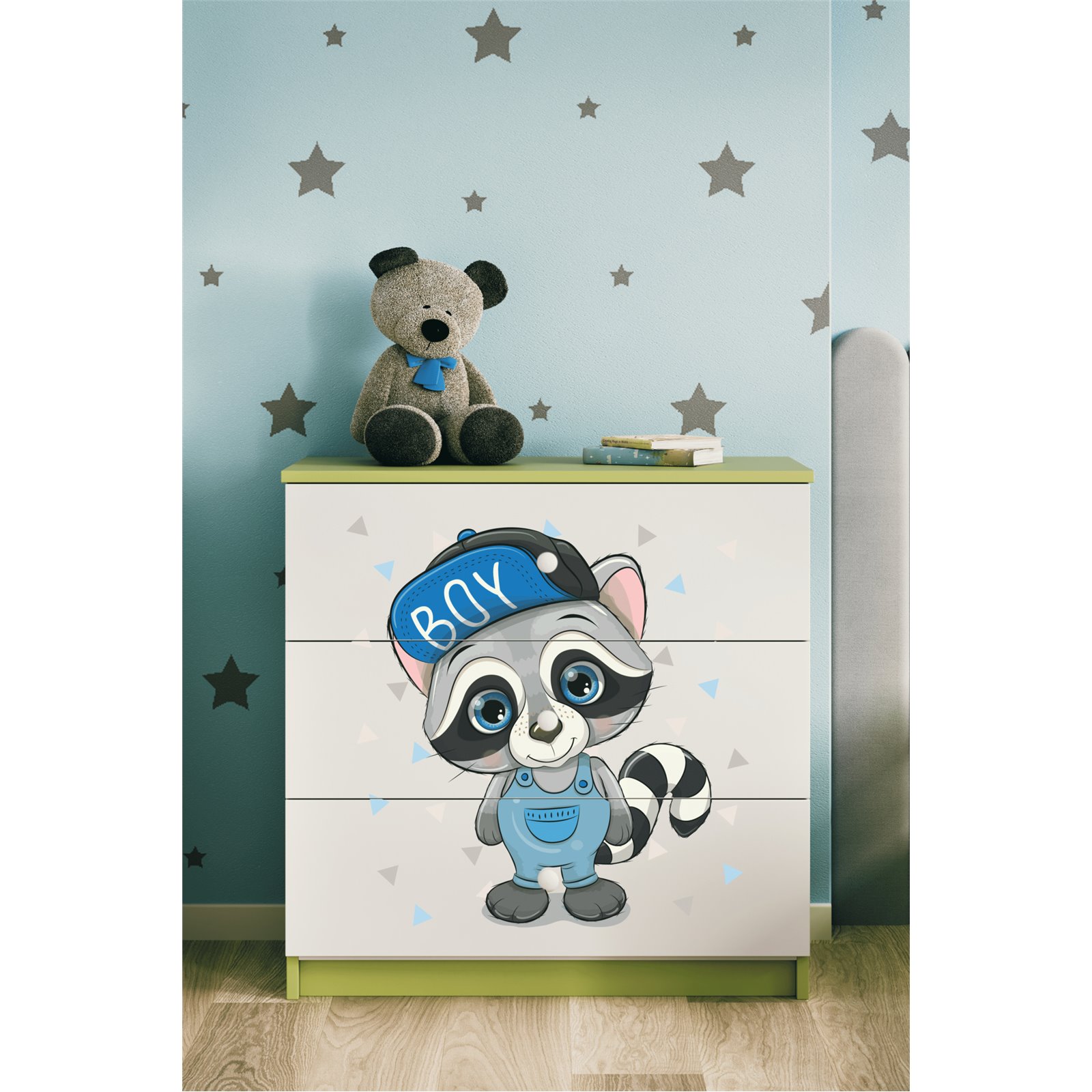 Komoda Babydreams - Szop Zielony