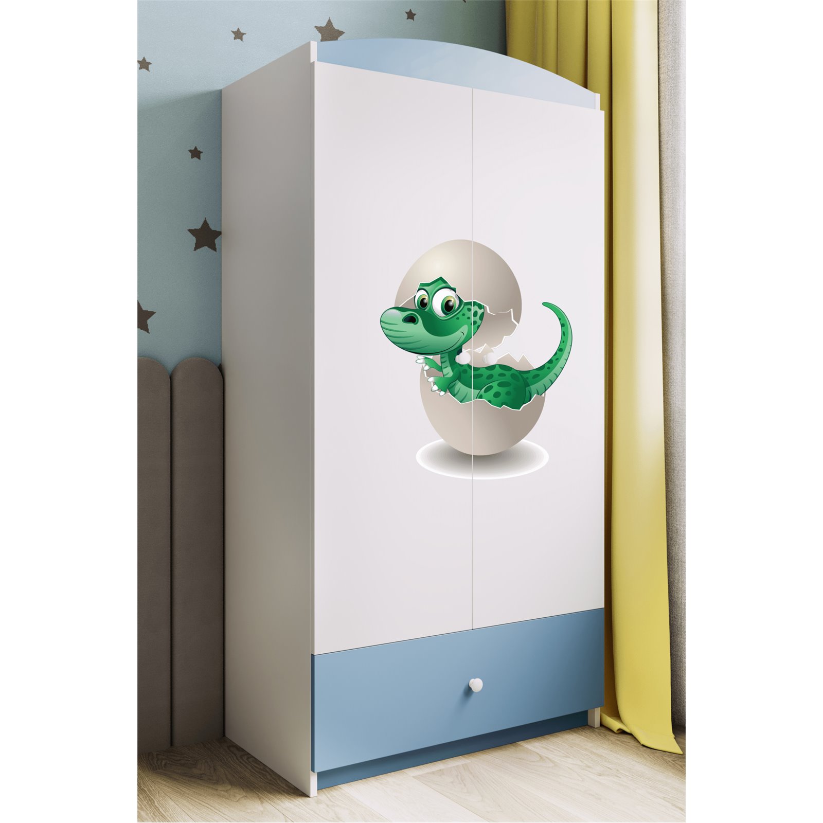 Szafa Babydreams - Mały dino Niebieski