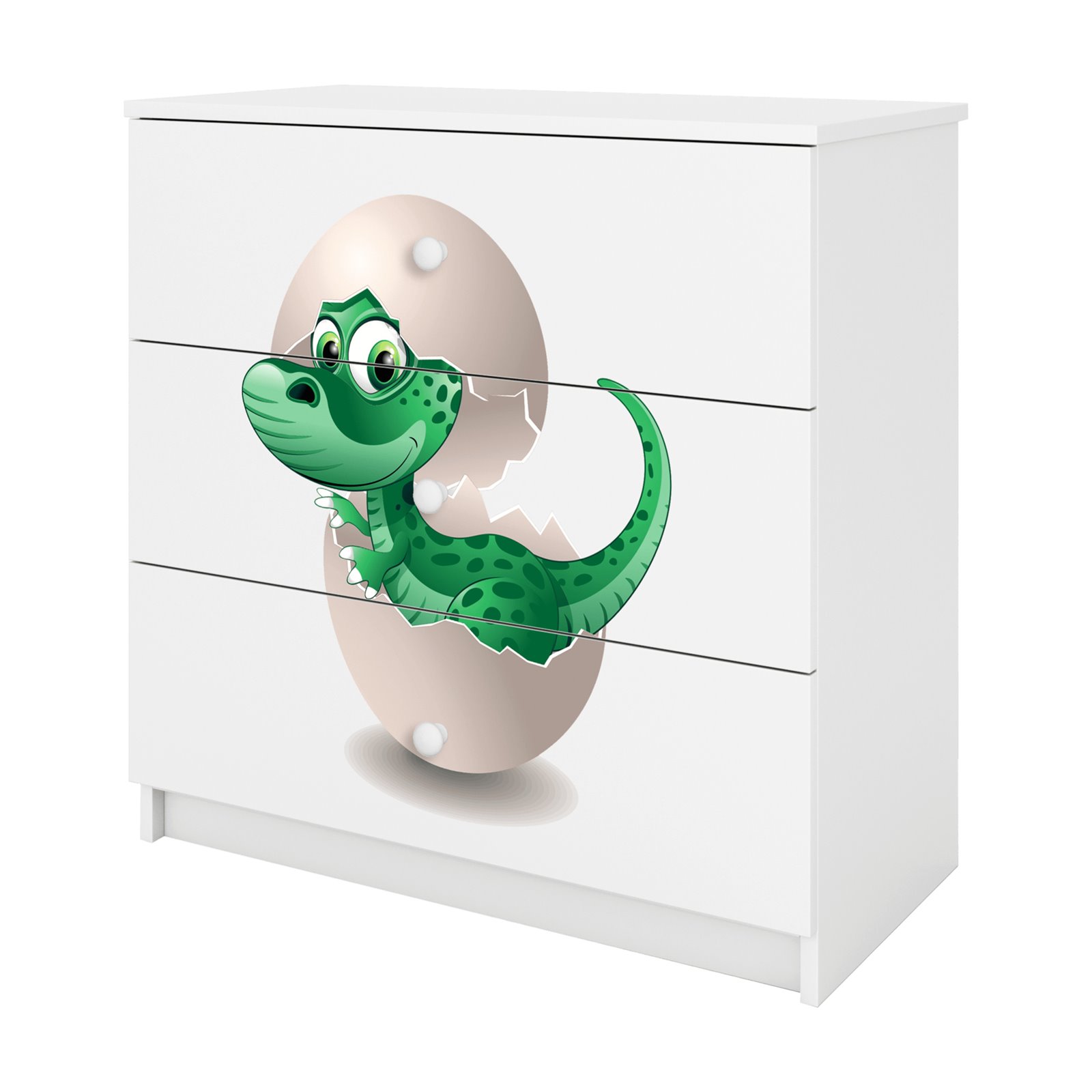 Komoda Babydreams - Mały dino Biały
