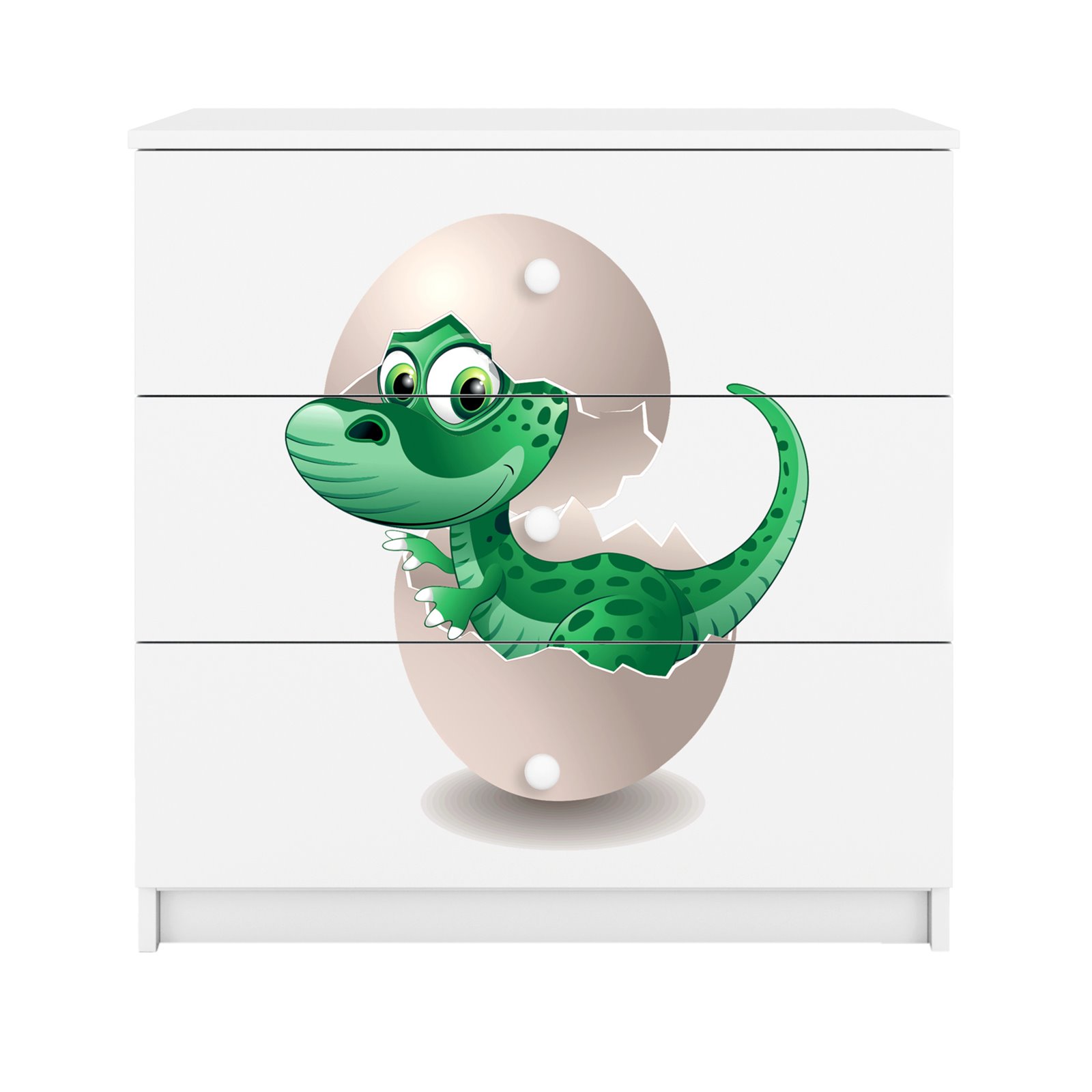 Komoda Babydreams - Mały dino Biały