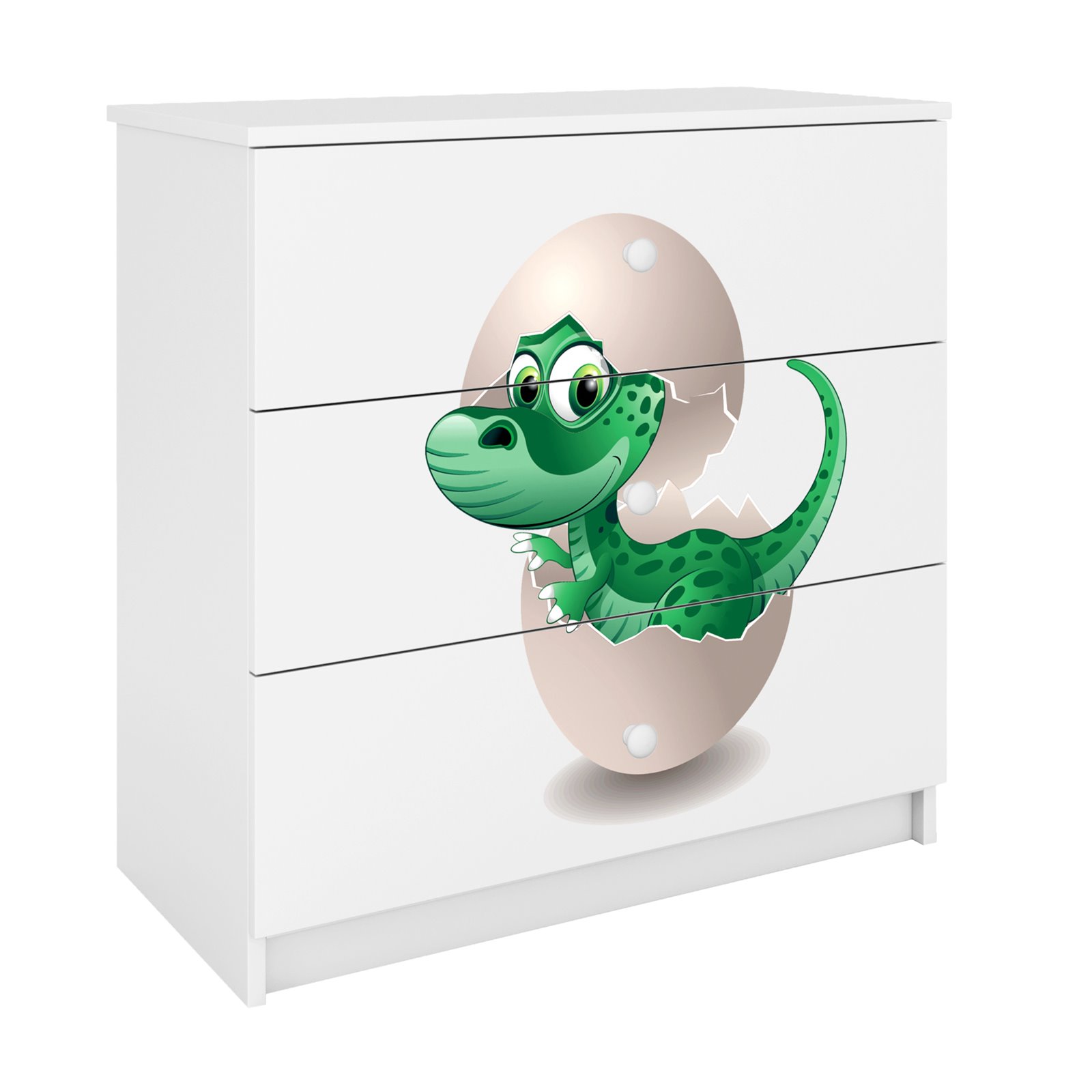 Komoda Babydreams - Mały dino Biały