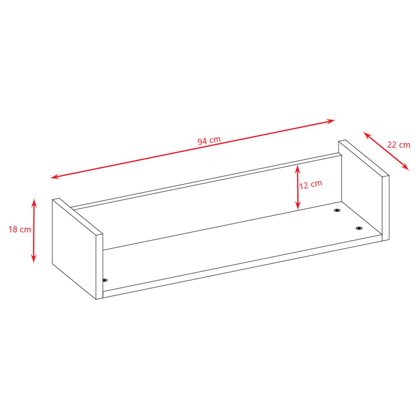 Półka ścienna Victor