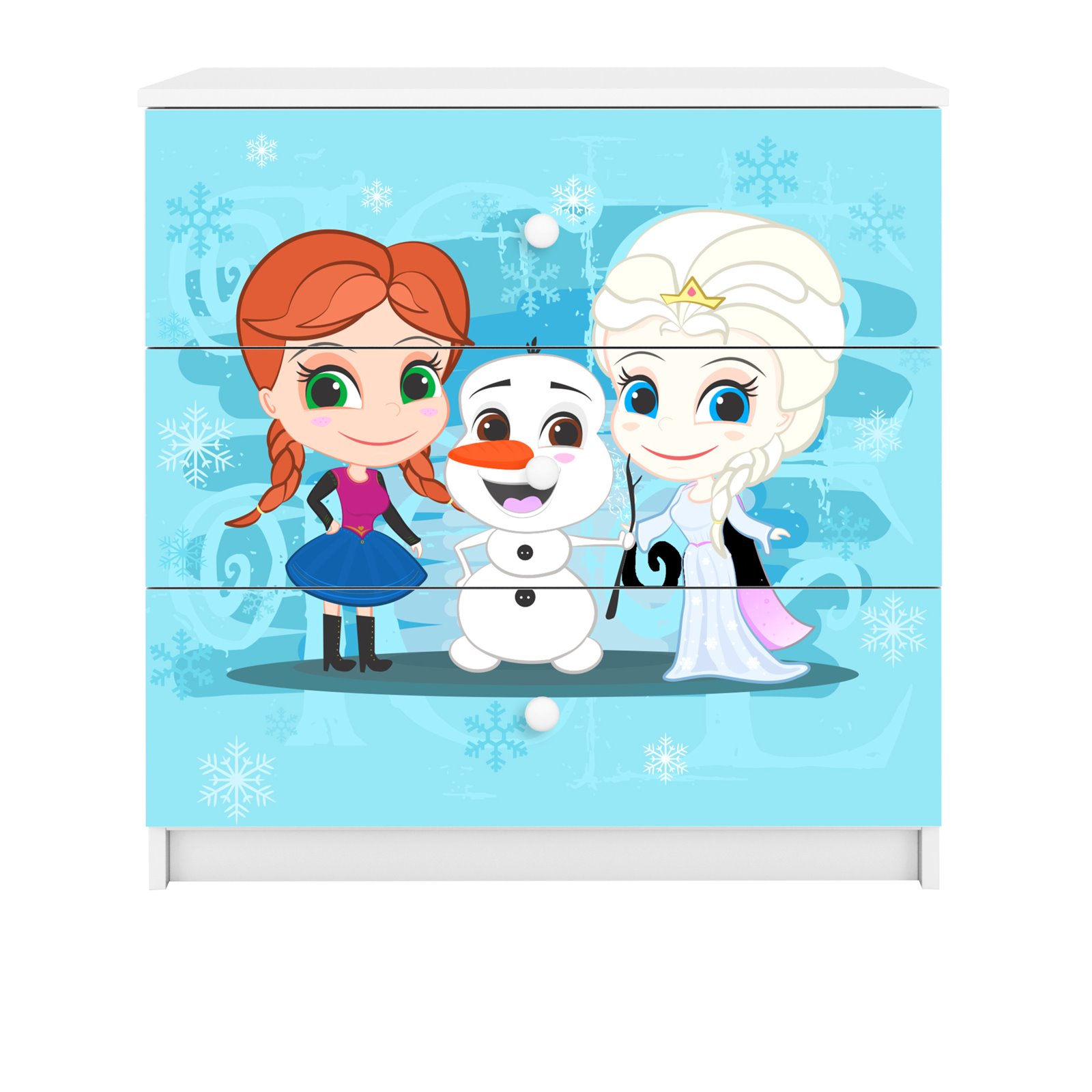 Komoda Babydreams - Kraina lodu Biały