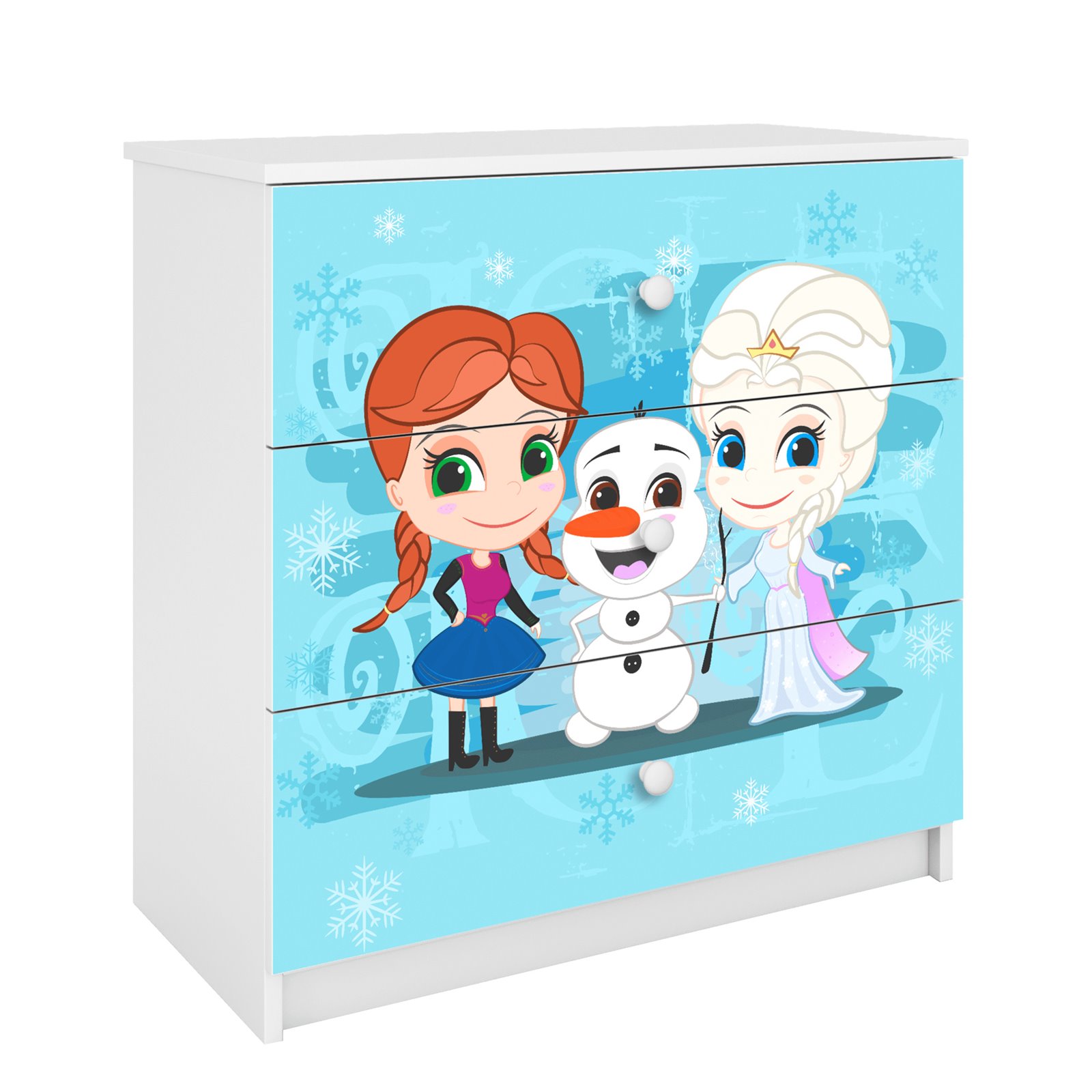 Komoda Babydreams - Kraina lodu Biały