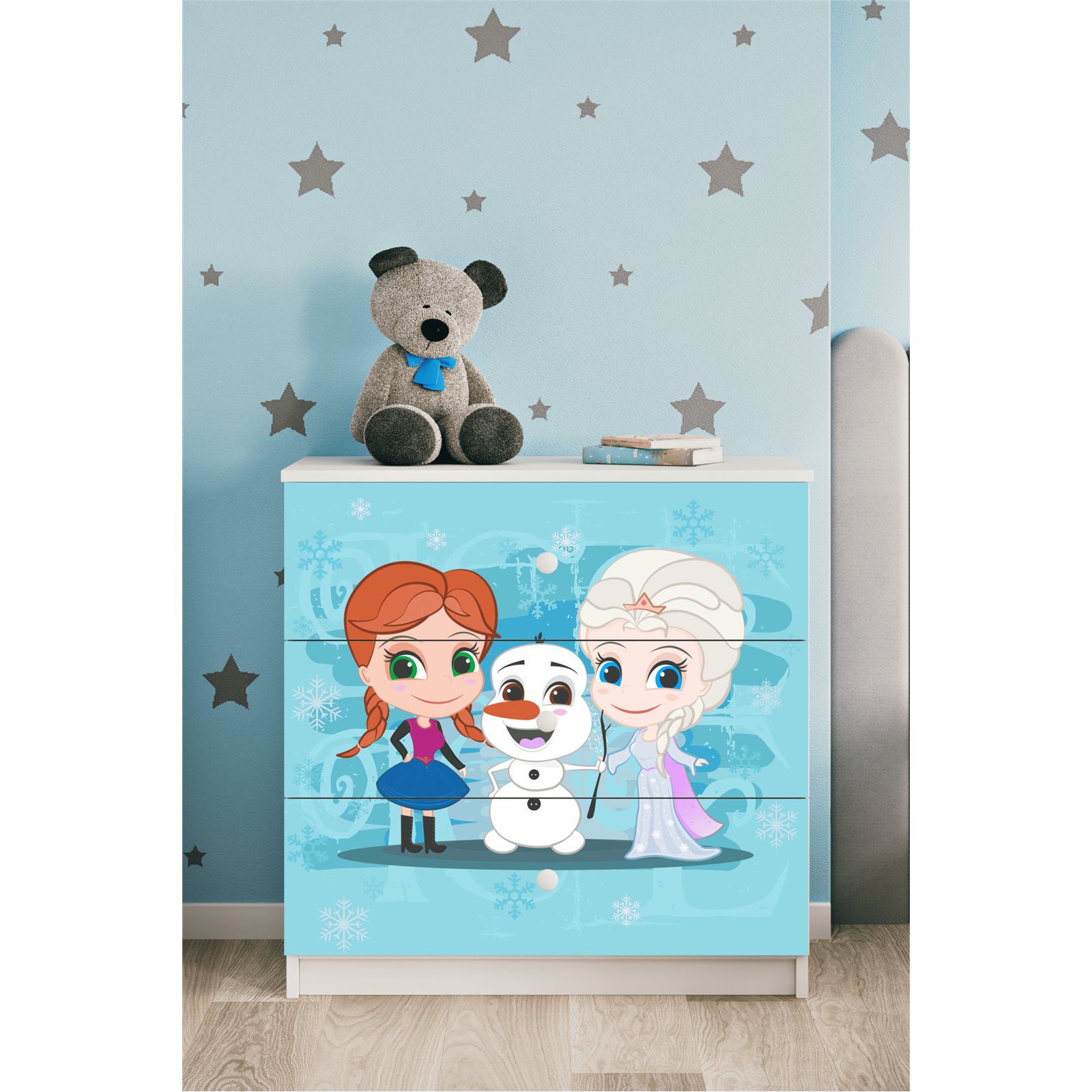Komoda Babydreams - Kraina lodu Biały