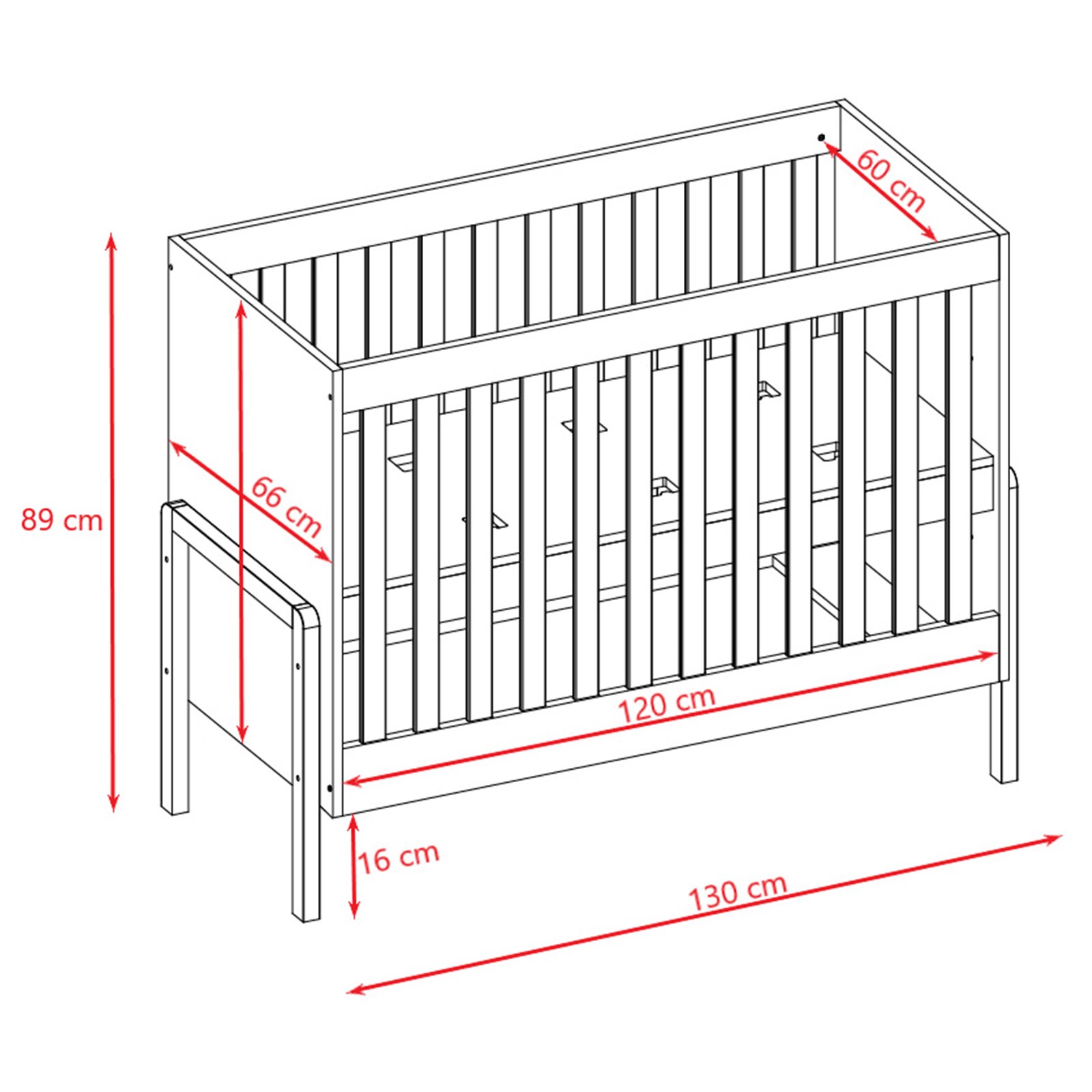 Łóżko niemowlęce Victor