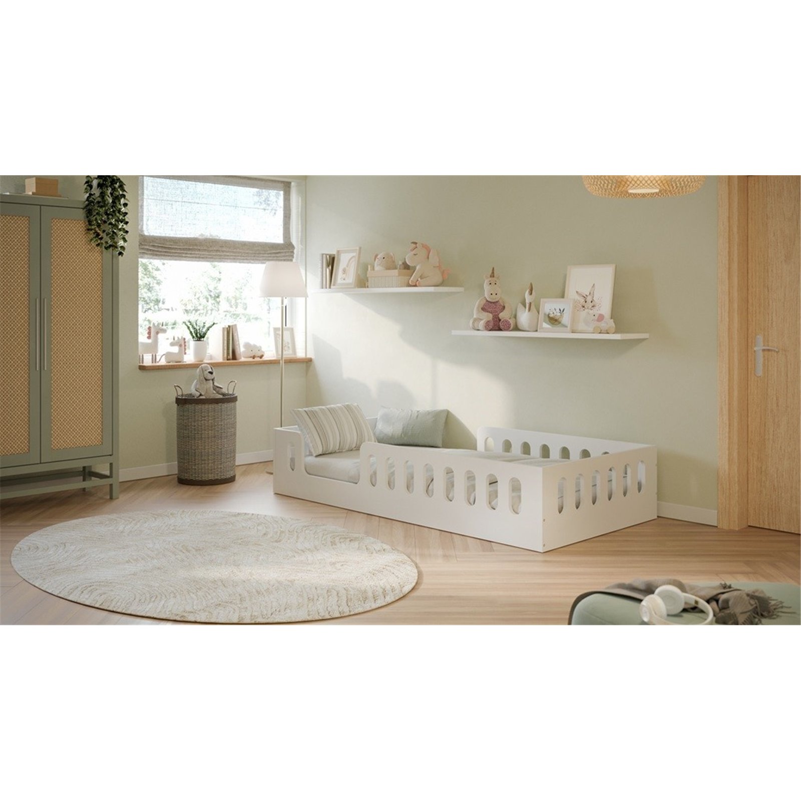 Łóżko Timon 180x80, Materac pianka kokos 180/80/9 - materac średniej twardości (+349zł)