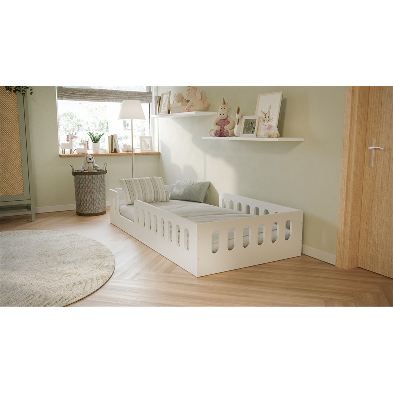 Łóżko Timon 180x80, Materac pianka lateks kokos 180/80/10 - materac średniej twardości (+529zł)