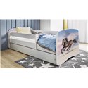 Łóżko dziecięce Babydreams - Koń Bez szuflady 160/80, Biały, bez materaca