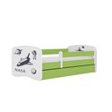 Łóżko dziecięce Babydreams - NASA Z szufladą 180/80, Zielony, Materac piankowy 180/80/8 - materac średniej twardości (+120zł)