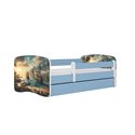 Łóżko dziecięce Babydreams - Statek Z szufladą 160/80, Niebieski, Materac pianka kokos 160/80/9 - materac średniej twardości (+2