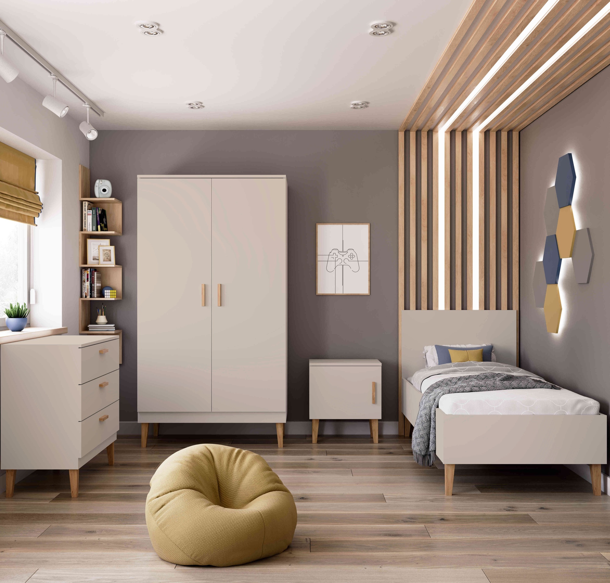 Szafka nocna Kubi kaszmir