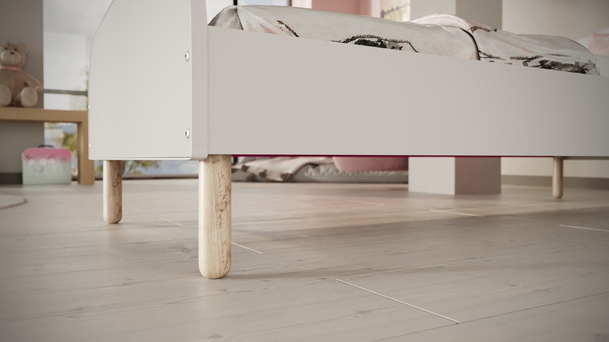 Łóżko Emma 200x90, materac piankowo-lateksowy