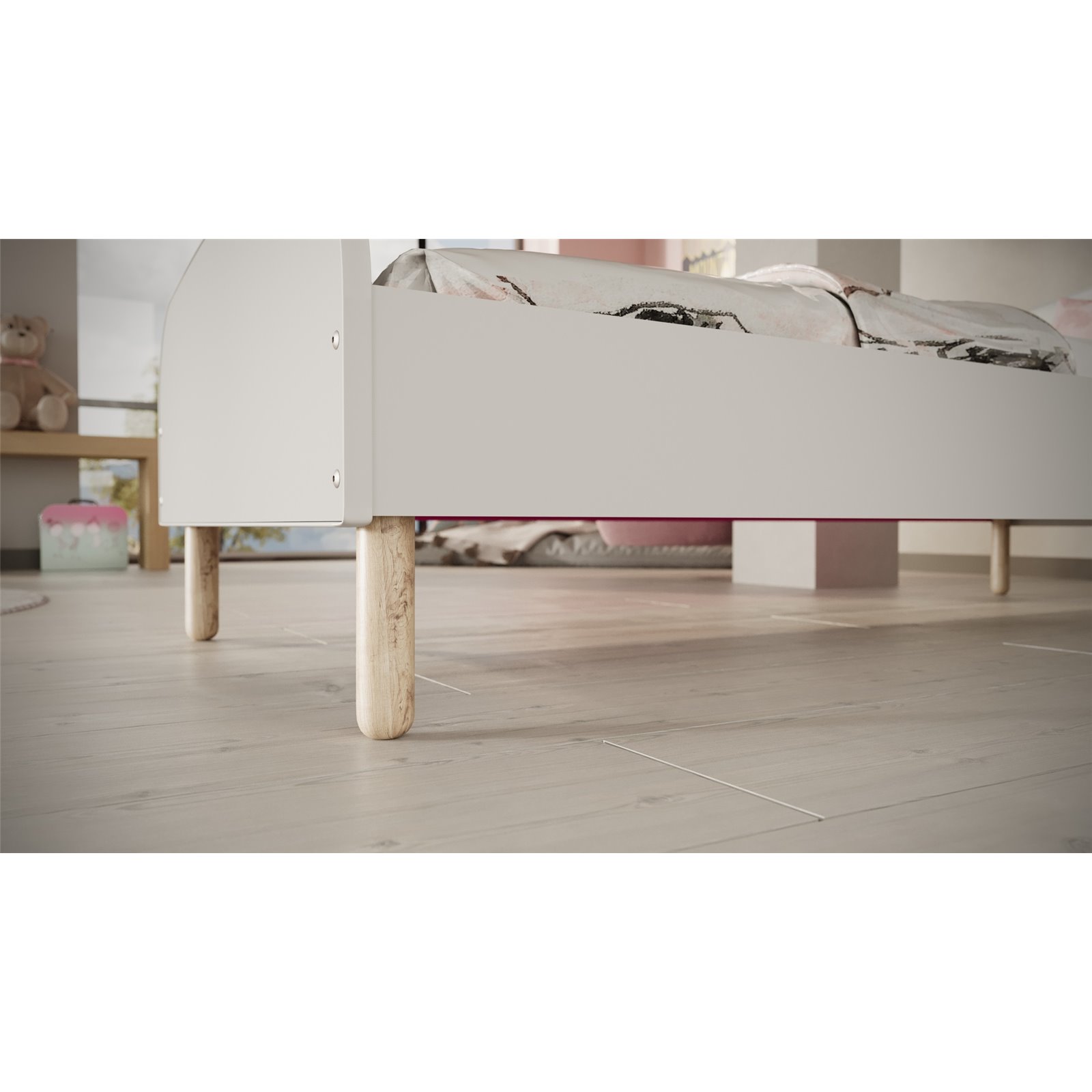 Łóżko Emma 180x90, Materac pianka kokos 180/90/9 - materac średniej twardości (+379zł)