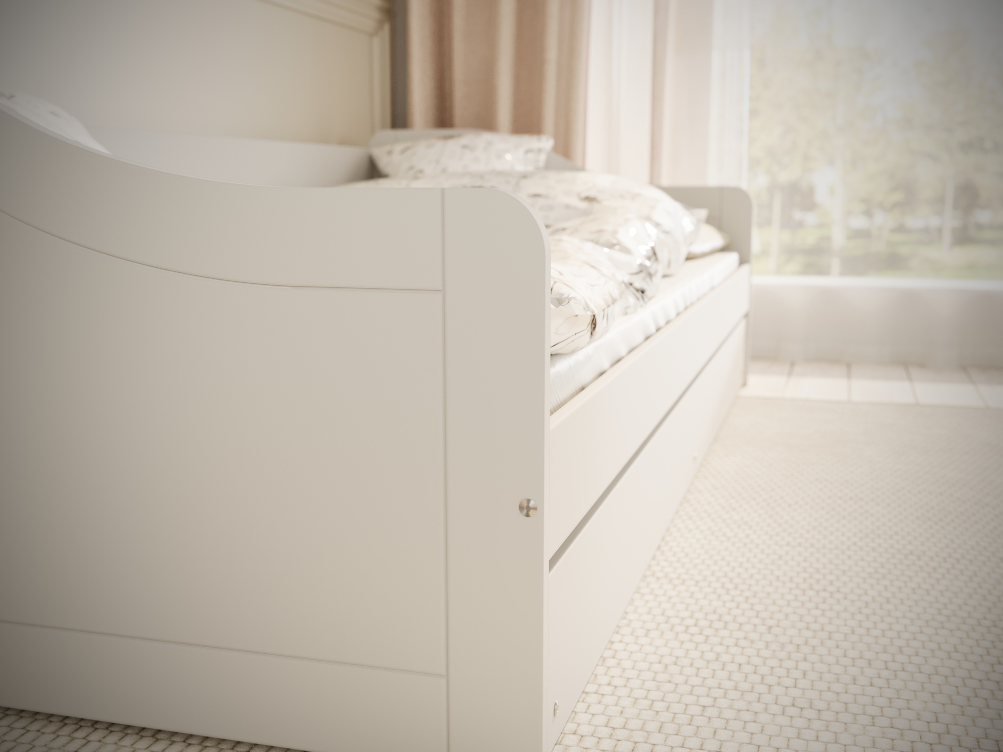 Łóżko Blanka - materac piankowo-kokosowy